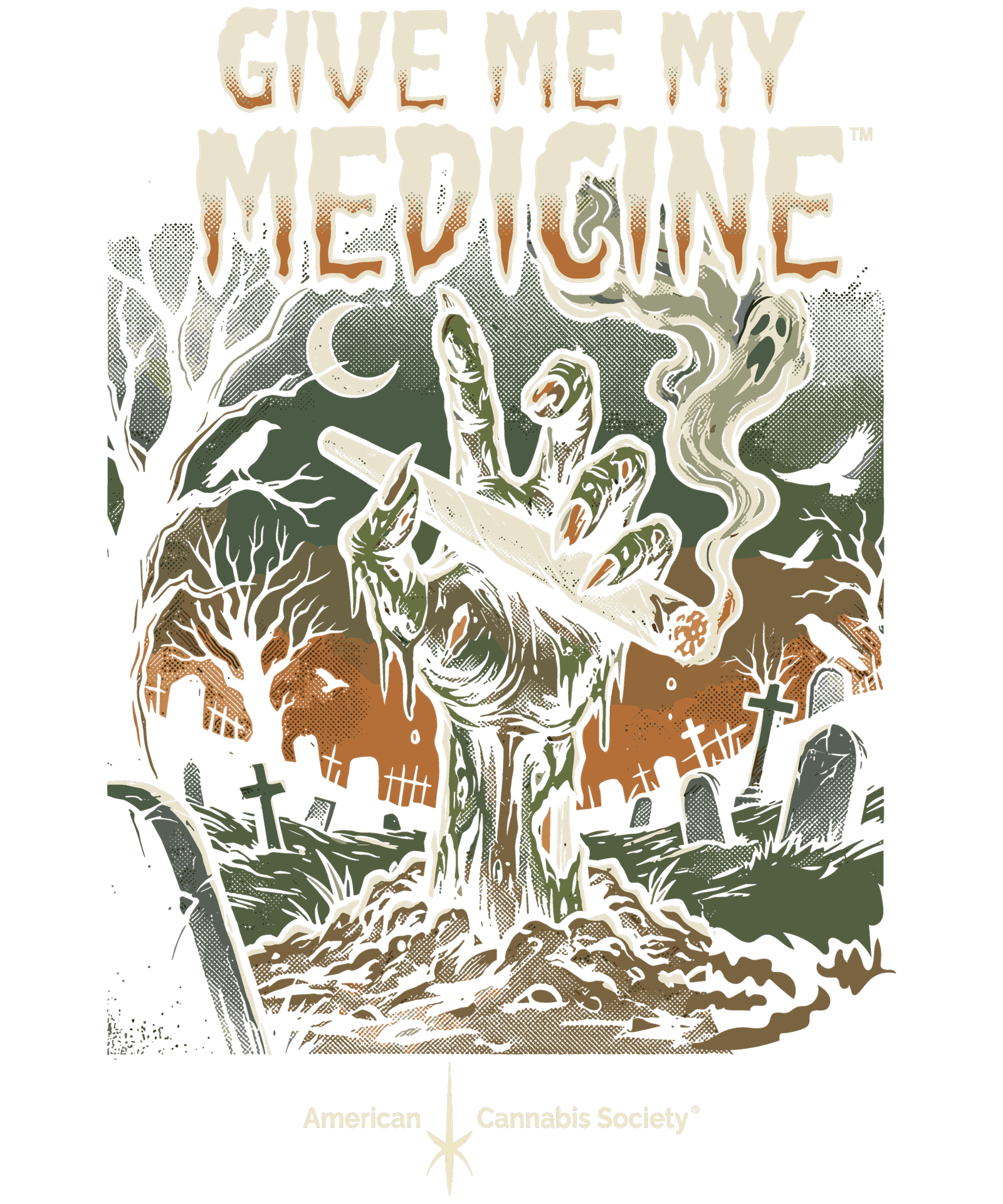 Give Me My Medicine cannabis pre-roll artwork for GreenRX THC DoorDash delivery in Wisconsin